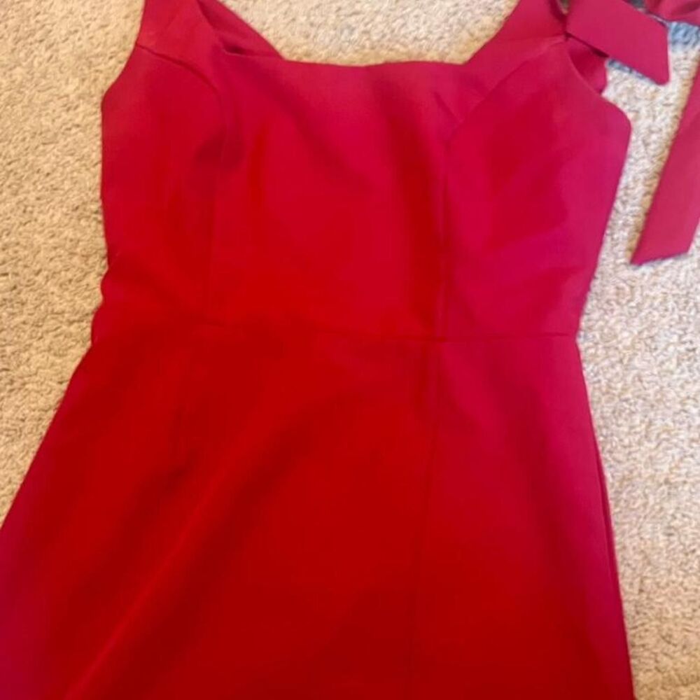 Lulus Women's Red and Pink Dress - Picture 2 of 4